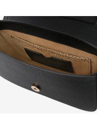 BORBONESE Borsa cross over medium pelle Nero