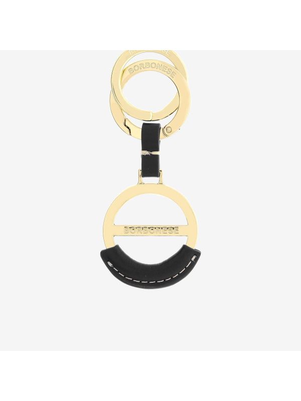 BORBONESE Portachiave vite "b" Nero