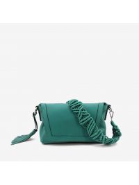 GIANNI CHIARINI "Africa" borsa con patta più tracolla Verde