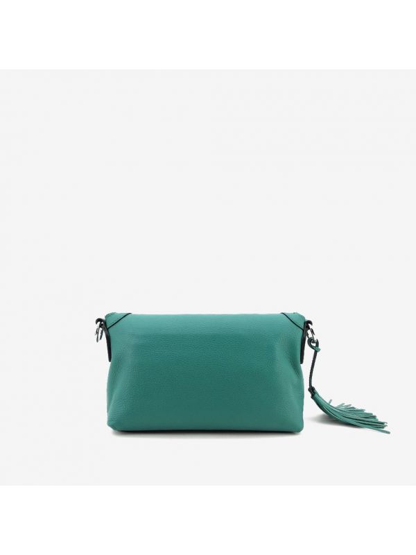 GIANNI CHIARINI "Africa" borsa con patta più tracolla Verde