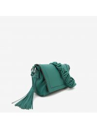 GIANNI CHIARINI "Africa" borsa con patta più tracolla Verde