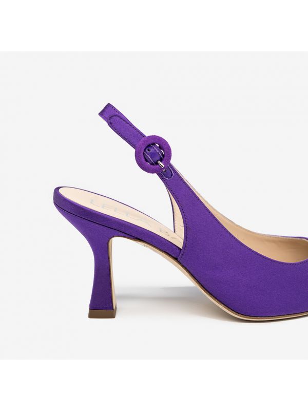 LELLA BALDI Chanel tacco rocchetto Viola LELLA BALDI Chanel tacco rocchetto Viola