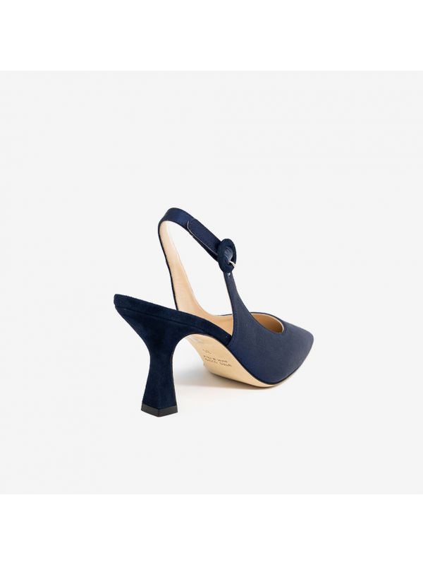 LELLA BALDI Chanel tacco rocchetto Blu LELLA BALDI Chanel tacco rocchetto Blu