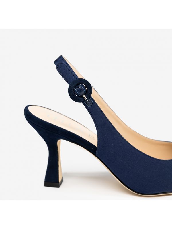 LELLA BALDI Chanel tacco rocchetto Blu LELLA BALDI Chanel tacco rocchetto Blu