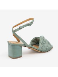 HALMANERA Sandalo fascia incrociata tacco 50 Salvia