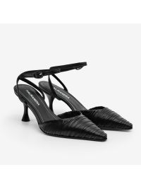 HALMANERA Chanel tacco 60 con cinturino Nero