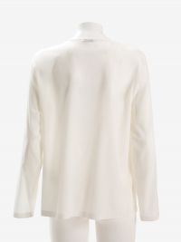 PESERICO Blusa seta scollo a V Bianco