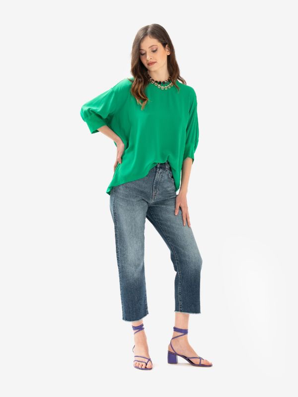 N°21 Jeans boyfriends cropped Blu N°21 Jeans boyfriends cropped Blu