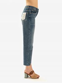 SEVEN Jeans boyfriend sfrangiato Blu