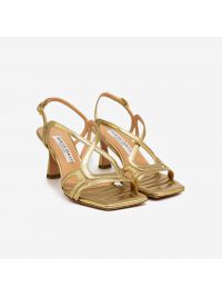 FRANCESCO SACCO Sandalo tc 70 pelle Oro