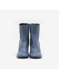 HALMANERA Stivaletto pelle tacco 70 Celeste