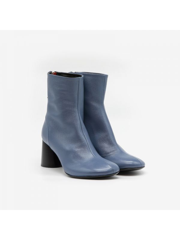 HALMANERA Stivaletto pelle tacco 70 Celeste HALMANERA Stivaletto pelle tacco 70 Celeste