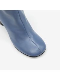 HALMANERA Stivaletto pelle tacco 70 Celeste