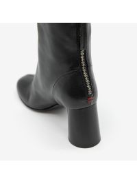 HALMANERA Stivaletto pelle tacco 70 Nero