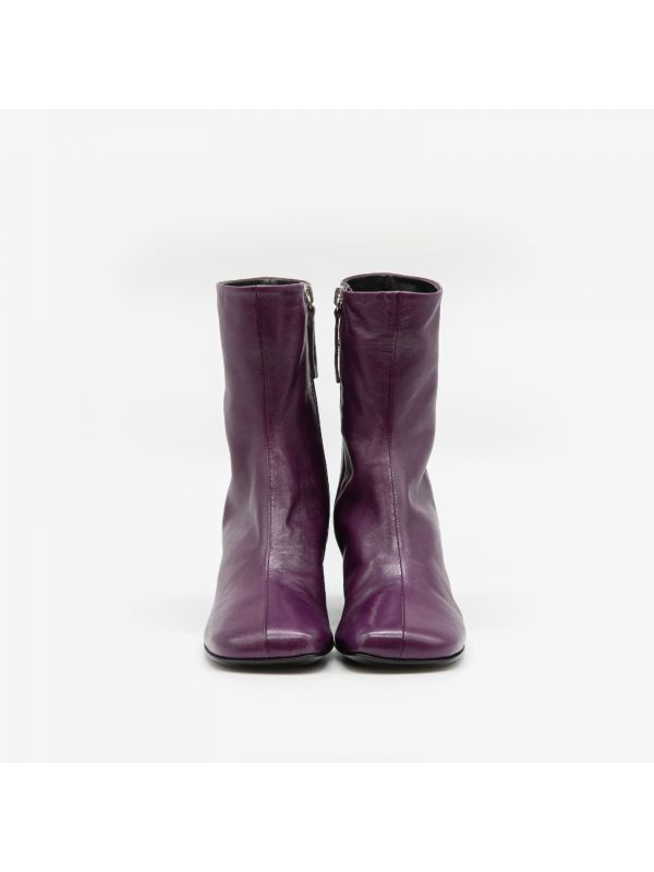 HALMANERA Stivaletto tacco 50 pelle Bordeaux HALMANERA Stivaletto tacco 50 pelle Bordeaux