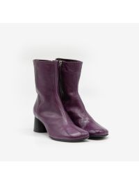 HALMANERA Stivaletto tacco 50 pelle Bordeaux