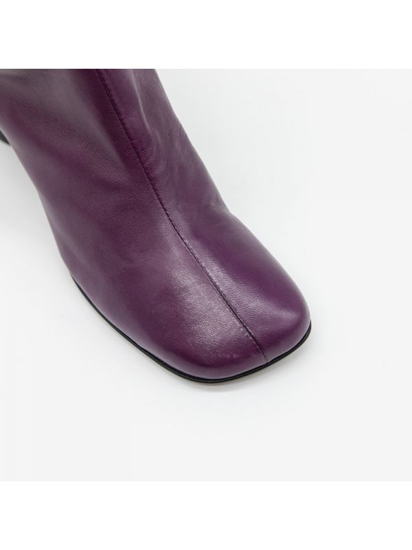 HALMANERA Stivaletto tacco 50 pelle Bordeaux HALMANERA Stivaletto tacco 50 pelle Bordeaux
