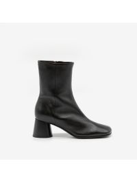 HALMANERA Stivaletto tacco 50 pelle Nero