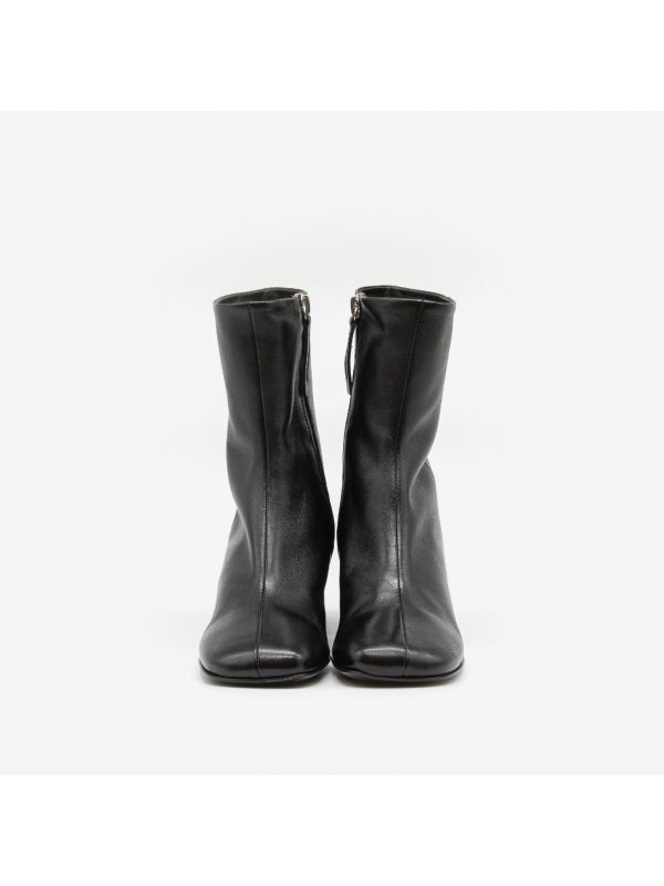 HALMANERA Stivaletto tacco 50 pelle Nero HALMANERA Stivaletto tacco 50 pelle Nero
