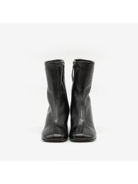 HALMANERA Stivaletto tacco 50 pelle Nero