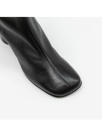 HALMANERA Stivaletto tacco 50 pelle Nero