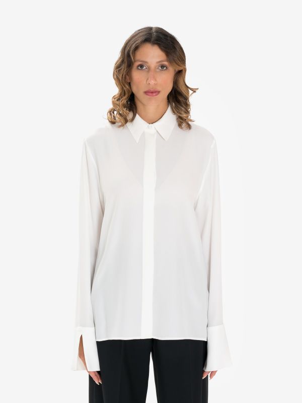 FEDERICA TOSI Camicia seta Bianco FEDERICA TOSI Camicia seta Bianco