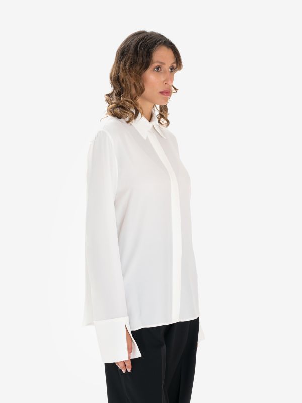 FEDERICA TOSI Camicia seta Bianco FEDERICA TOSI Camicia seta Bianco