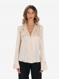 FEDERICA TOSI Camicia satin/seta Avorio
